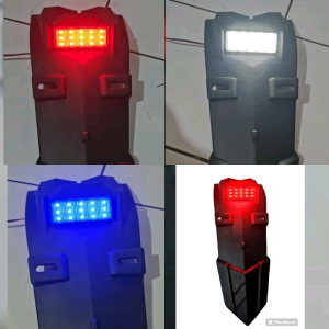 Spakbor belakang yamaha mxking bahan abs plus mata kucing flash mxking
