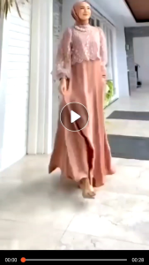 Gamis Terbaru Simple Tapi Mewah: Pilihan Casual Polos Brokat Elegan