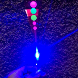 10 pcs. Mainan Kitiran Lampu Terbang 1 Lampu