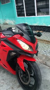 HEADER / LEHERAN KNALPOT NINJA 250 FI OLD KARBU R25 MT25 CBR250RR Z250 INLET 50/51 MM SEMI STAINLESS