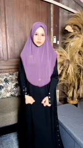 JILBAB INSTAN MALAY LIPAT OVIN DOI JERSEY HQ BY DOA IBU HIJAB