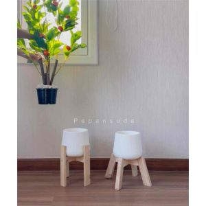 ชุดพร้อมขาตั้ง 7 นิ้ว พร้อมกระถางกระถาง เซ็ต มินิมอล ส่งได้