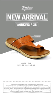 Sendal Kasual Trendy Seri R-38 Sendal Masa Kini Sendal Keren