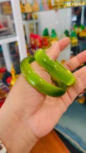 Vòng tay đá Mắt Mèo Xanh mạ bản cối mang lại May Mắn Hạnh Phúc cho Nữ.