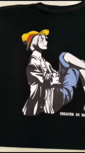 BB 150 KG Kaos Luffy Duduk Fat Kaos Jumbo Big Size Dewasa 2XL Sampai 7XL Kaos Pria Kaos Wanita Bahan Semi Katun Combed 24s