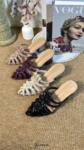 Sandara Sandal Heels Wanita Kronjo Hak 5 Cm