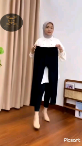 celana legging wanita dewasa bahan kaos rayon premium