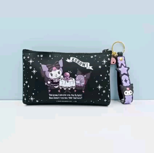DOPET KOSMETIK KUROMI / PPUCH KUROMI / TAS KECIL SERBAGUNA KUROMI / POUCH LUCU SANRIO