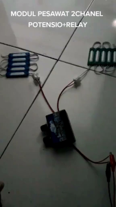 MODUL BLITZ PESAWAT 2CHANEL PAKE POTENSIO PENGATUR KECEPATAN KEDIP LAMPU 12vol 24vol