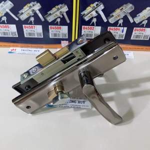 [chính hãng] 04505 Khoá cửa phòng cao cấp Việt Tiệp dài 200mm dùng cửa gỗ sắt hộp 4x8cm  - Bảo hành 2 năm