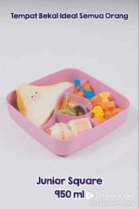 Tempat Makan Anak Set JUNIOR SQUARE KIDZ SET TULIPWARE