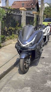 แคชบาร์Pcx160 2025 ปีล่าสุด ทรงV1 พร้อมคานหน้า