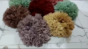 CEPOL SCRANCHIE ANTI PUSING DARI BAHAN BRUKAT MALIKA