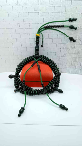 tasbih tijani akar bahar hijau full benang rajut A19