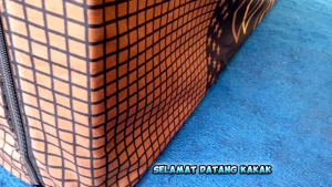 Sarung busa Resleting ukuran TERLENGKAP + BONUS sarung bantal KAIN katun adem