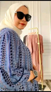 TERLARIS BAJU WANITA GAMIS NAMI MIDI DRESS RAYON