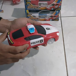Mobil Mobilan Polisi Indonesia ada lampu dan bunyi sirine Mainan Anak Laki-laki Mobil Baterai Murah