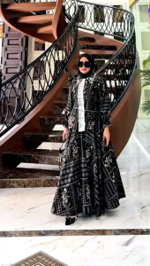 ZIFA FASHION || COD || NAURA SETELAN ROK BY ASOPUROH || DRESS SET ROK KATUN BORDIR MODEL TERBARU SIAP KIRIM || SETELAN DRESS KEKINIAN STAYLISH BESTSELLER || GAMIS LEBARAN 2026 POPULER || *ST