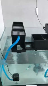 Water Bear 3 in 1 Top External Filter Box with Power Head Submerged Pump Heavy Duty Pump Pam Akuarium External