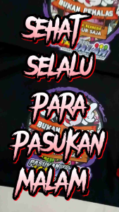 Kaos DTF Pasukan Jam Malam & Kaos Crew Neck Murah