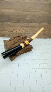 Klokotan Once pipa kayu kelor hitam kombinasi kemuning galih asem kelor emas stigi R19