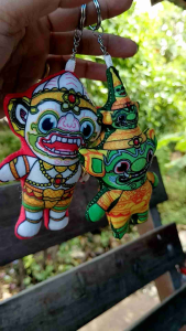 พวงกุญแจหนุมาน และตัวละครรามเกียรติ์ งานสวย คมชัดมีราคาปลีกและส่ง