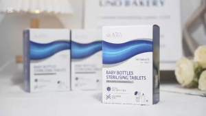 [ARIA] Chlorine - free Baby Bottle Sterilization Tablets | Baby Sterilizer for milk bottles and breast pump parts