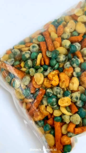 SNACK KILOAN KACANG CAMPUR 500 GRAM | CEMILAN MURAH MAKASSAR