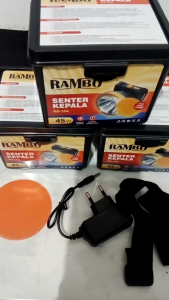 Senter Kepala RAMBO RS-15A 45Watt: Cahaya Putih & Sangat Terang