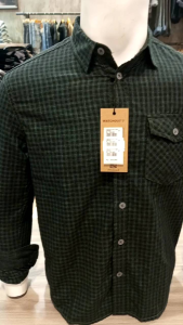 WATCHOUT JEANS KEMEJA PRIA LENGAN PANJANG SLIMFIT DK.GREEN