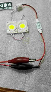 PAKET 2 LAMPU LED COB 9 MATA + 1 MODUL KEDIP 12V 24V LAMPU VARIASI MOTOR MOBIL TRUK BUS