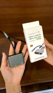 type c to hdmi vga pd usb 3.0 4 in 1