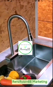 Modern Kitchen water fall / Shower Pull out faucet faucet 304 stainless