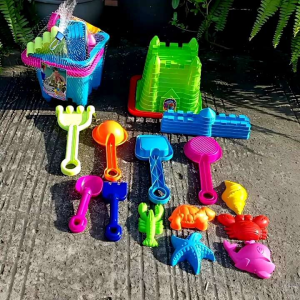 Mainan Cetakan Pasir Ajaib Model Ember Air Pantai - Set Mainan Cetakan Pasir Sand Kinetik Castle Anak Perempuan Laki Toys