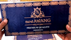 Grosir Peci Songkok Kopiah Hitam AC newAWANG Tinggi 9cm motif dalam bordir Premium grade 4