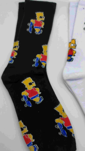 KAOS KAKI OLDSCHOOL MOTIF SIMPSONSKATE / KAOS KAKI SKATE MOTIF SIMPSONS