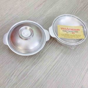 Nồi nhôm trắng VẠN LỢI kho thitkho cá kho quẹt size 12cm tiện lợi - gia dụng Nari
