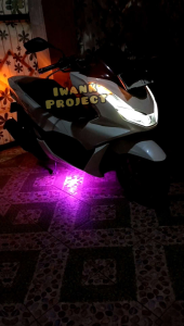 Paket Lampu Kolong Motor + Kabel + Saklar Termurah