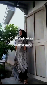 SAFIRA DRESS BAJU COUPLE KONDANGAN TERBARU KEMEJA TENUN BLANGKET GREY