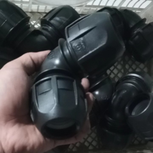 Sambungan Pipa HDPE Keni 1 Inch atau 32 mm EQUAL ELBOW