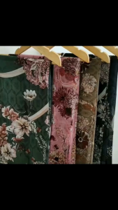 Kerudung Segi Empat Voal Motif Premium Printing Lasercut Best Seller