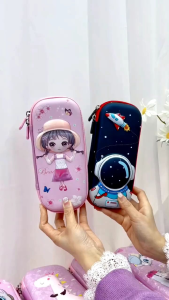 Tempat Pensil Anak Sekolah Perempuan Dan Laki Laki Motif Karakter 3D Lucu Terbaru