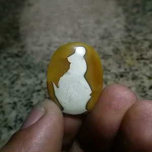 Asli Batu Akik Karang Nunggal Motif 27cm A27