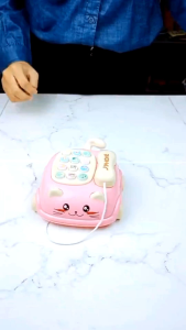 Mainan Mobil Telpon Musik Telephone Cute Car Music YD4