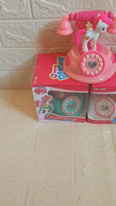 MAINAN PHONE LITTLE PONY MAINAN ANAK TELEPHONE KUDA PONY MAINAN