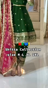 [PRE-ORDER] 2026 AUG DESIGNER PARTY WEAR LOOK SALWAR SUIT WITH EMBROIDERED WORK SIZE M TO 2XL( DELIVERY 10 WORKING DAYS) ETA: 2026-12-30 | GHARARA SUIT | DHOTI SALWAR SUIT