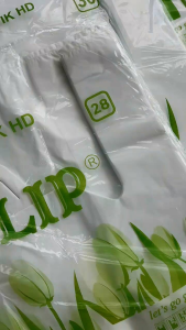 Kantong kresek Tulip warna putih ukuran 15 24 26 28 30 35 plastik packing tebal murah tidak berbau
