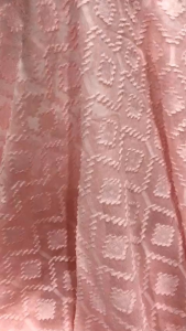 vải voan màu hồng mềm mỏng rũ đẹp xinh _( khổ 1m5) may đầm váy áo dài vv