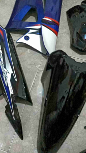 Cover Body Fullset Halus Kasar Honda Supra Fit New Warna Biru Hitam