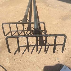 คราด 7ฟัน ฟันแข็ง ด้ามแปปเหล็ก 1นิ้ว ยาว120ซม. คราดถางหญ้า โกยเศษใบไม้ ราคาถูก พร้อมส่ง